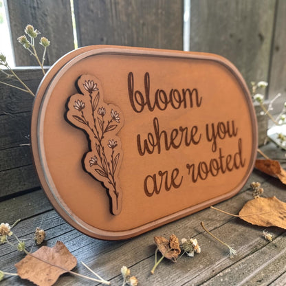 Engraved Wood Sign | Farmhouse Decor