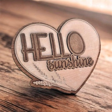 Engraved Wood Sign | Farmhouse Decor